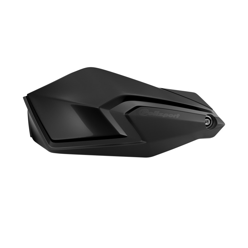 Handguard POLISPORT S-DUAL with mounting system Black/black