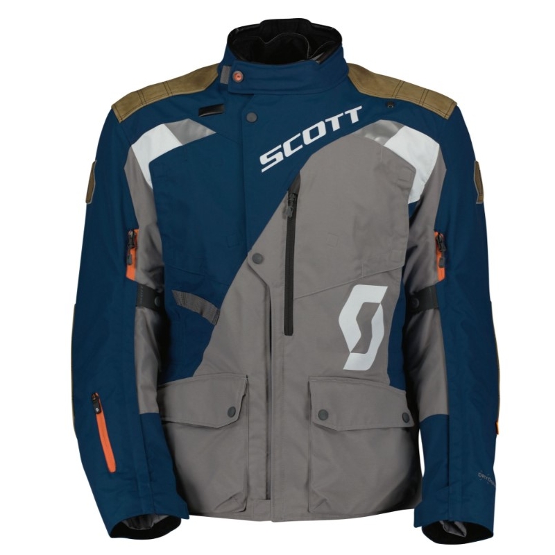 Jachetă pentru motociclete SCOTT Dualraid Dryo gri-albastru lichidare