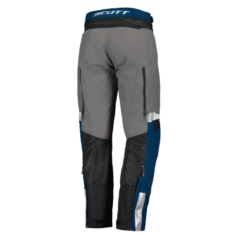 Pantaloni de motocicletă SCOTT Dualraid Dryo albastru-gri lichidare