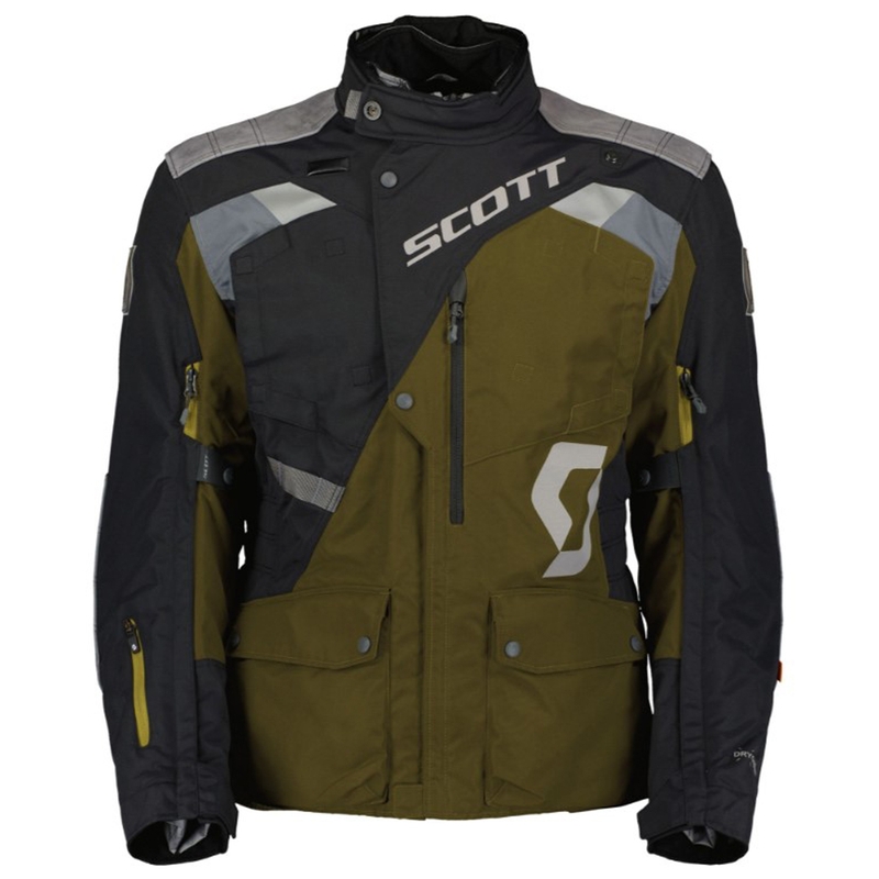 Geacă de motocicletă SCOTT Dualraid Dryo maro-negru