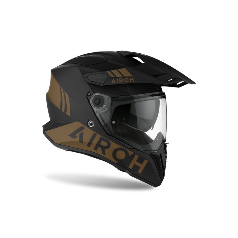 Cască de enduro Airoh Commander Factor negru-auriu lichidare