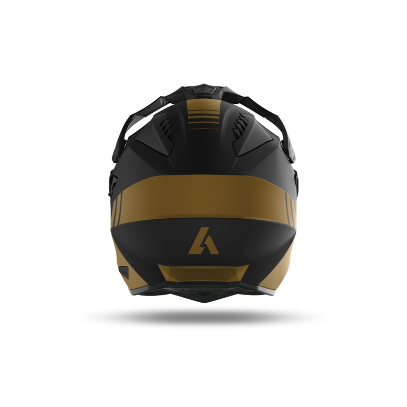 Cască de enduro Airoh Commander Factor negru-auriu lichidare