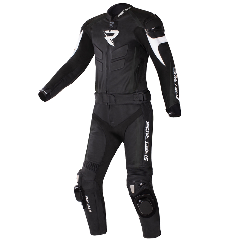 Salopetă de motocicletă Street Racer Fast Track 2 Black Motorcycle Coverall lichidare