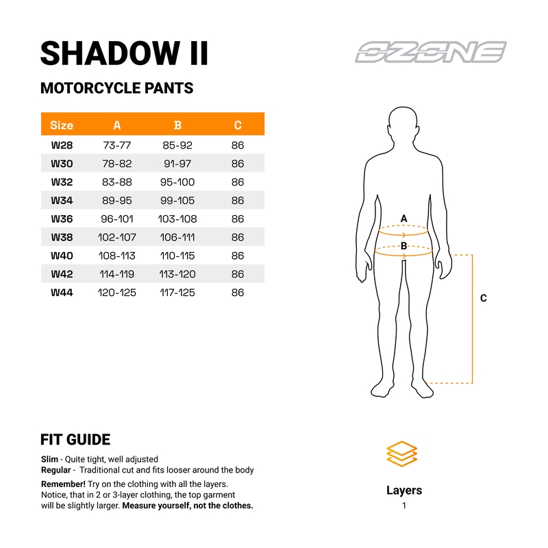 Blugi Ozone Shadow II Negru pentru motociclete lichidare