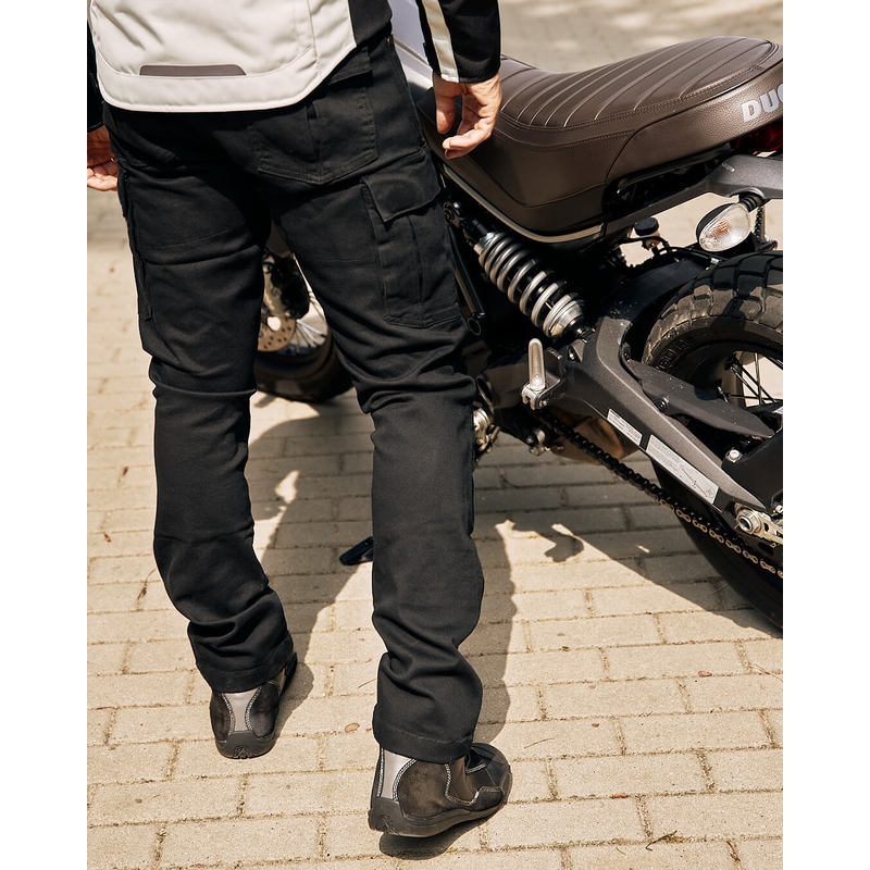 Blugi Ozone Shadow II Negru pentru motociclete lichidare