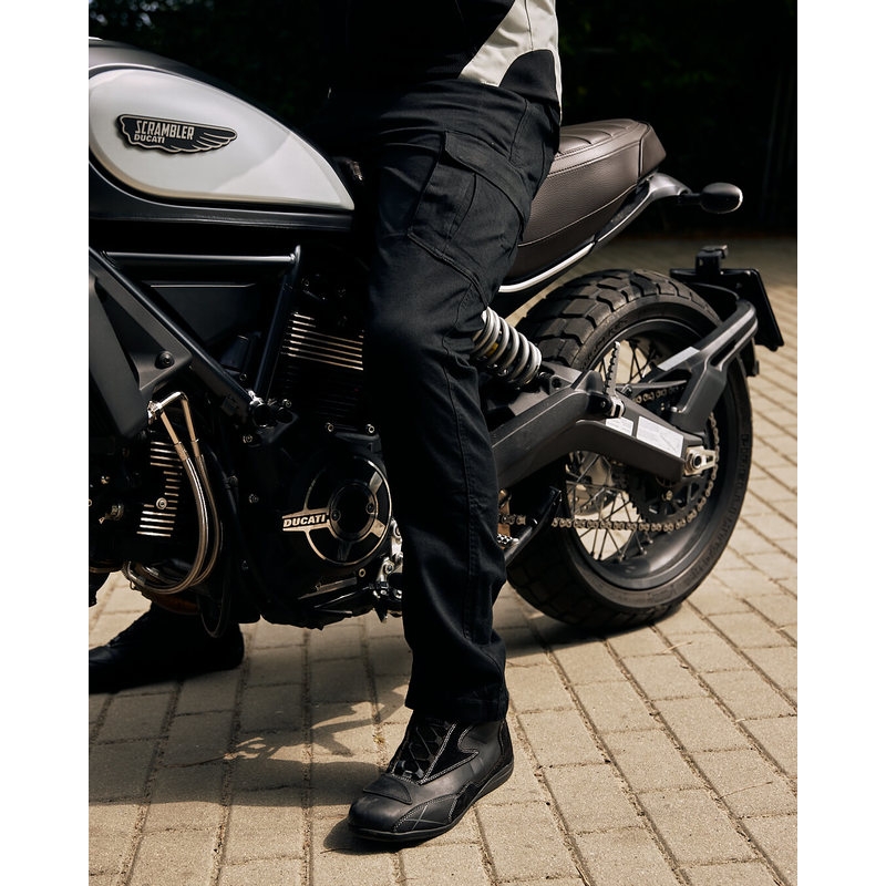 Blugi Ozone Shadow II Negru pentru motociclete lichidare