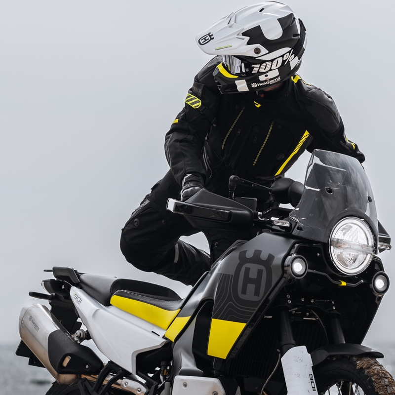 Rebelhorn Patrol jachetă de motocicletă negru-gri-gri-fluo-galbenă