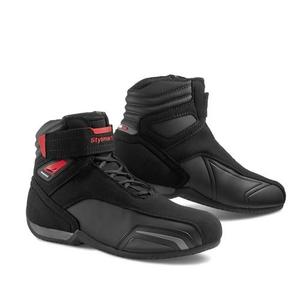 Stylmartin Vector cizme de motocicletă negru-roșu