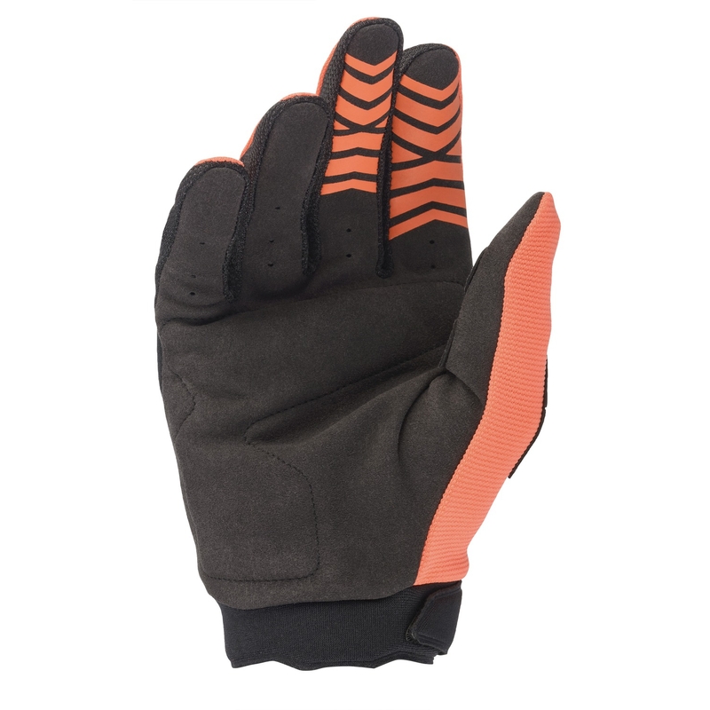 Alpinestars Full Bore Kids Motocross Mănuși negru și portocaliu