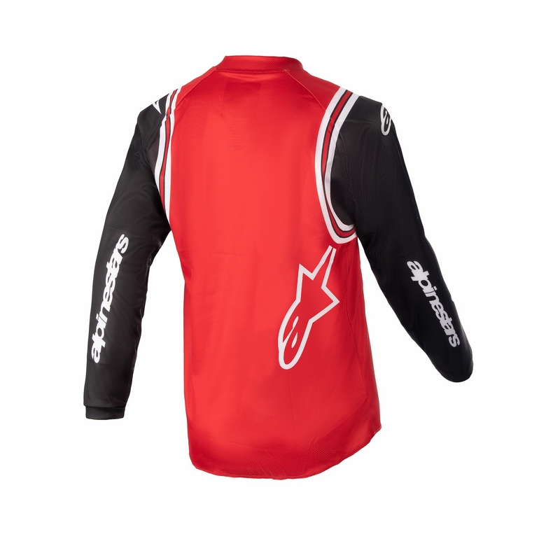Alpinestars Racer Acumen ediție limitată roșu, negru și alb pentru copii Motocross Jersey