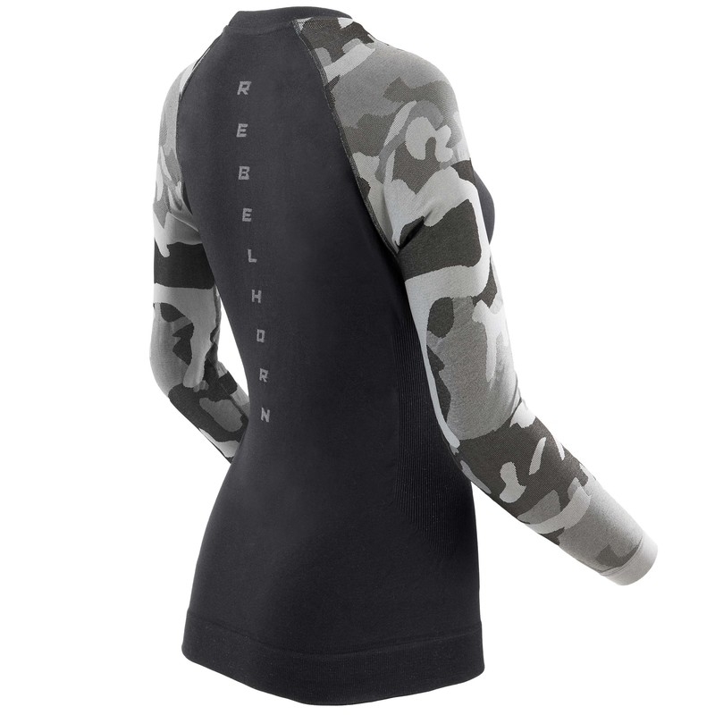 Tricou termic camuflat Rebelhorn Freeze II camuflat pentru femei