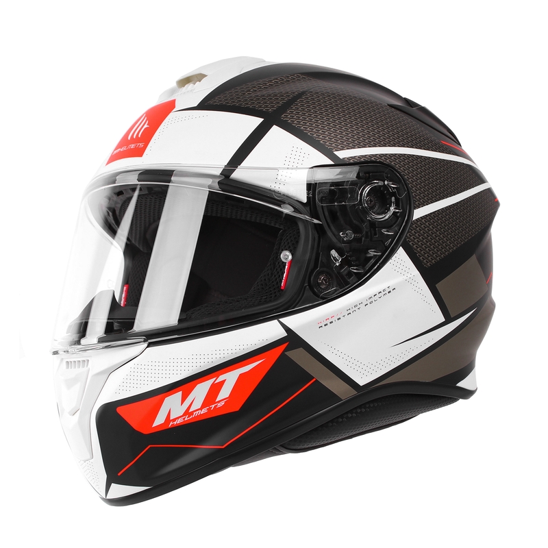 MT Targo Podium B0 negru-gri-alb cască de motocicletă integrală MT Targo Podium B0 negru-gri-alb lichidare