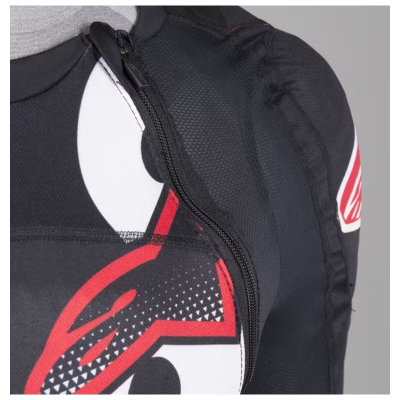 Protecție de corp Alpinestar Sequence Protection negru-alb-roșu