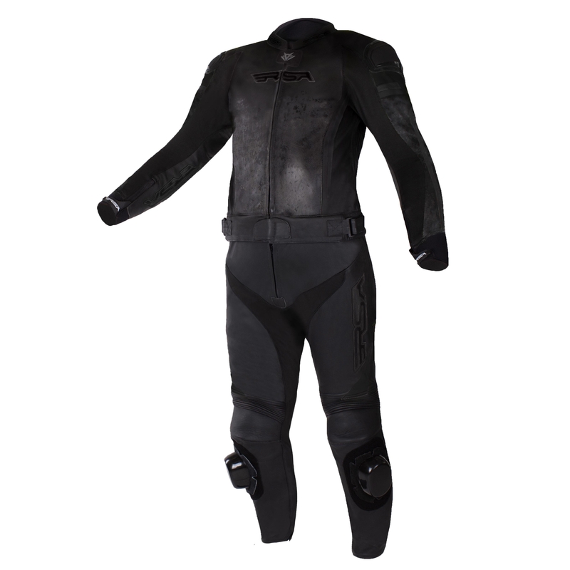 Salopetă de motociclist RSA GT2 negru lichidare