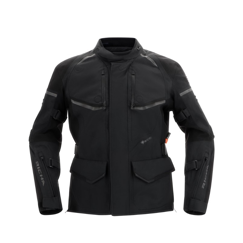 Jachetă pentru motociclete RICHA Atlantic 2 Gore-Tex negru lichidare