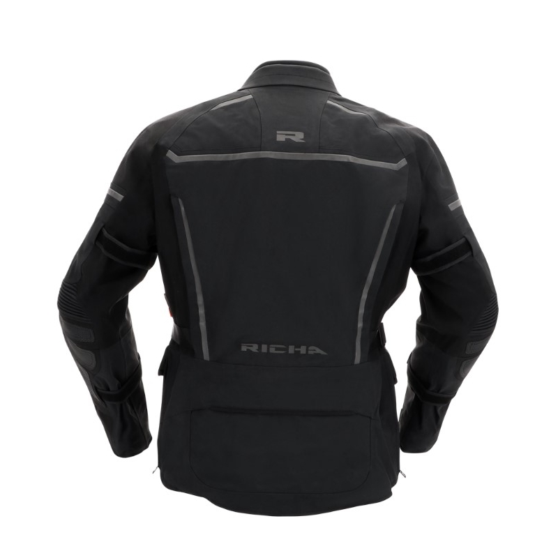 Jachetă pentru motociclete RICHA Atlantic 2 Gore-Tex negru lichidare