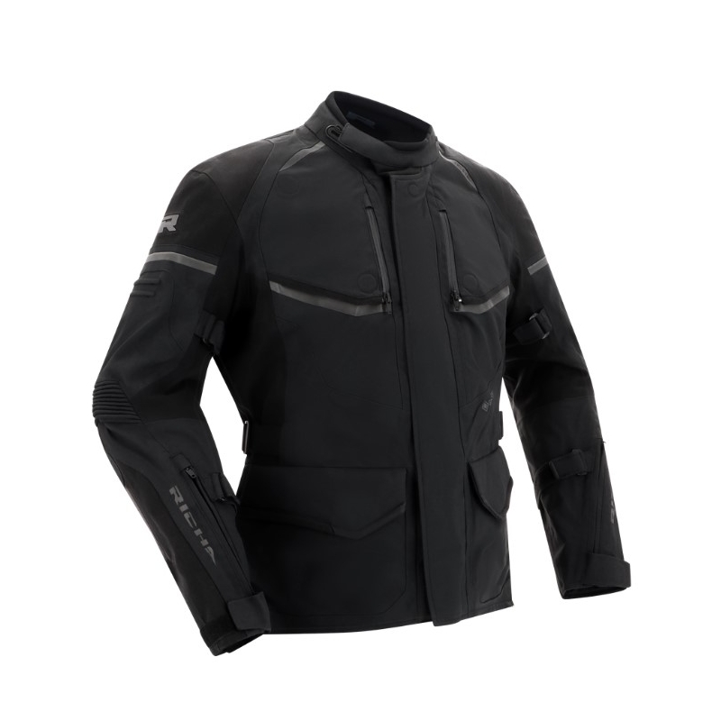 Jachetă pentru motociclete RICHA Atlantic 2 Gore-Tex negru lichidare