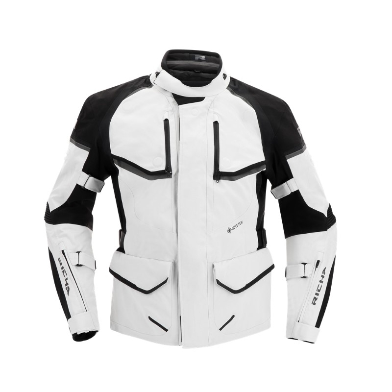 Jachetă de motocicletă RICHA Atlantic 2 Gore-Tex negru-gri lichidare