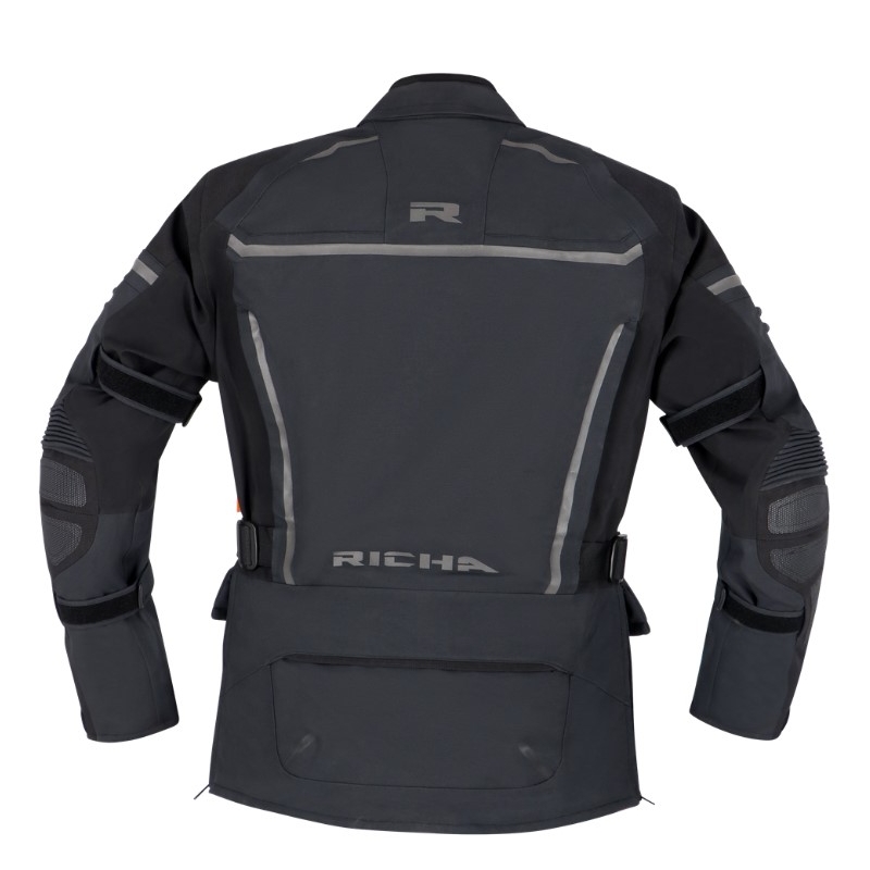 Jachetă de motocicletă RICHA Atlantic 2 Gore-Tex negru pentru femei RICHA Atlantic 2 Gore-Tex negru lichidare