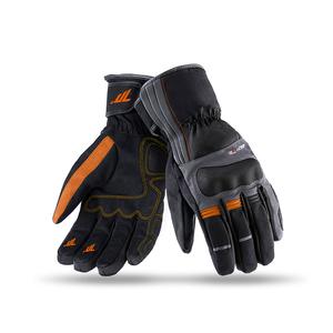 Mănuși pentru motociclete SEVENTY DEGREES SD-T5 negru-gri-portocaliu