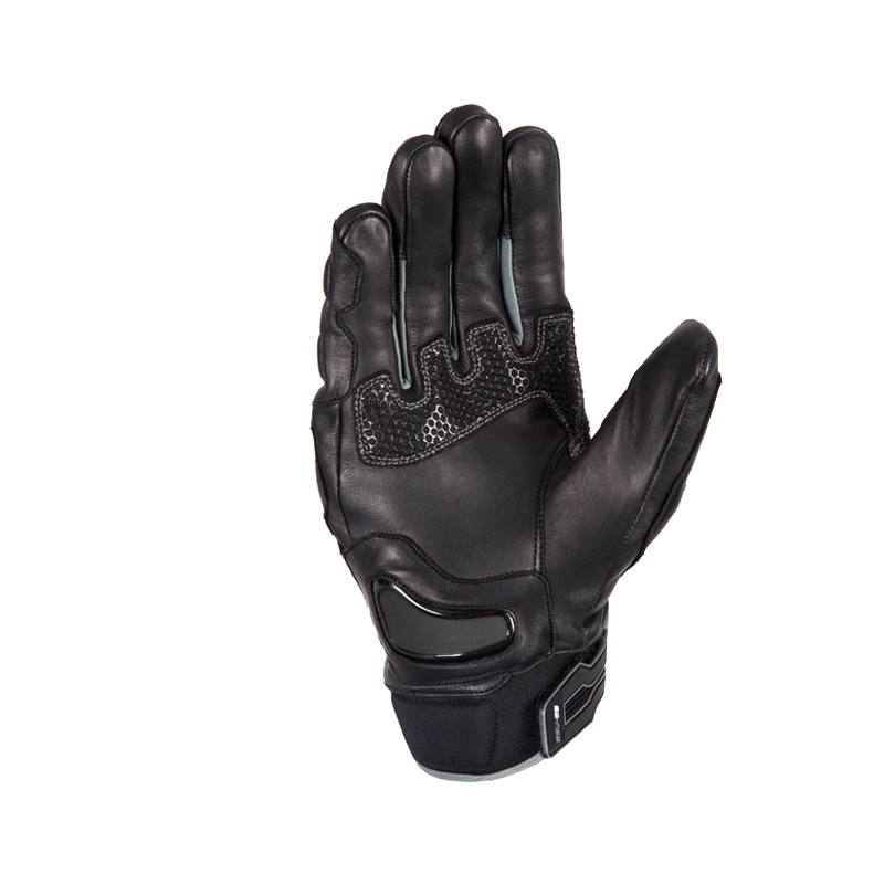 Mănuși pentru motociclete SEVENTY DEGREES SD-N32 negru-gri