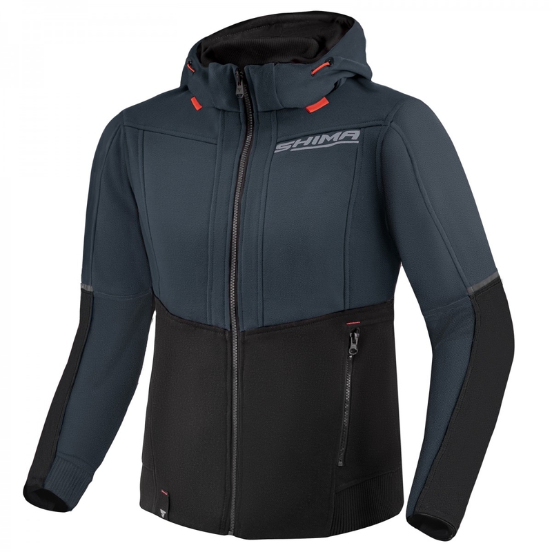 Hanorac motociclist pentru femei Shima Daybreaker negru-gri