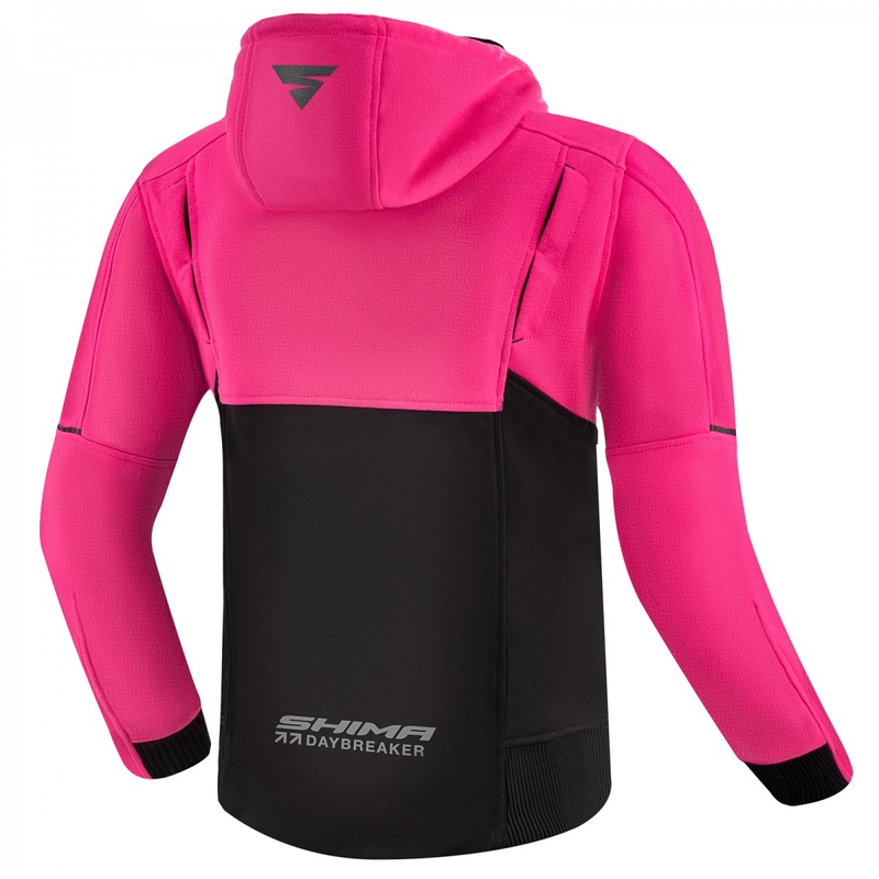 Hanorac motociclist pentru femei Shima Daybreaker negru-roz