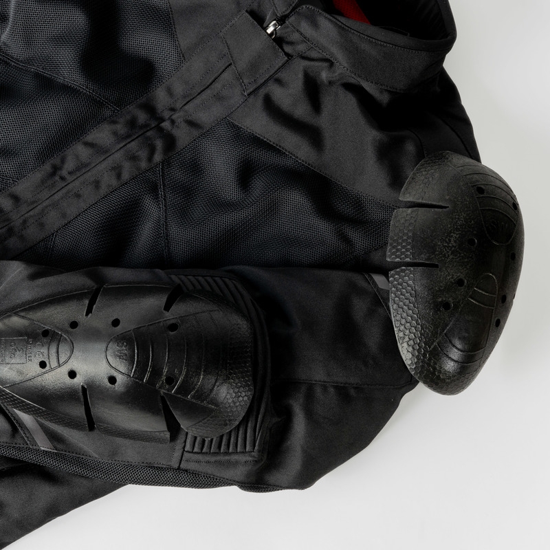 Geacă moto Ozone Jet II negru-galben-fluo lichidare