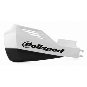 Handguard POLISPORT MX ROCKS 8306400043 with lever mounting system Alb