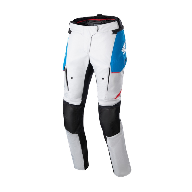 Pantaloni de motocicletă pentru femei Alpinestars Stella Andes Drystar Honda Light Grey-Negru-Albastru-Roșu 23