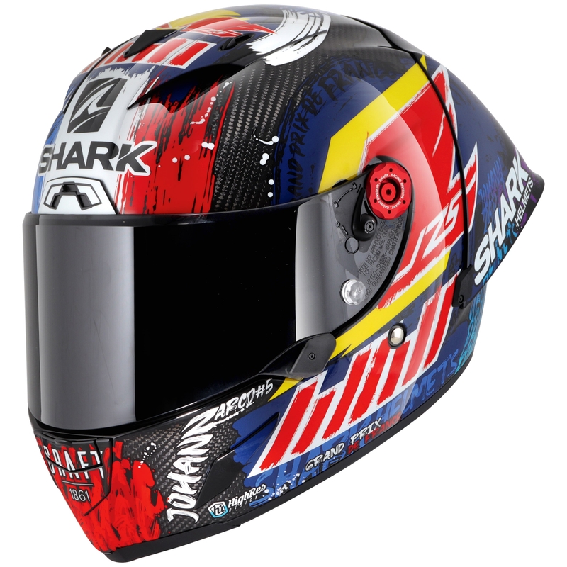 Cască de motocicletă integrală SHARK Race-R Pro GP 06 Replica Zarco Chakra