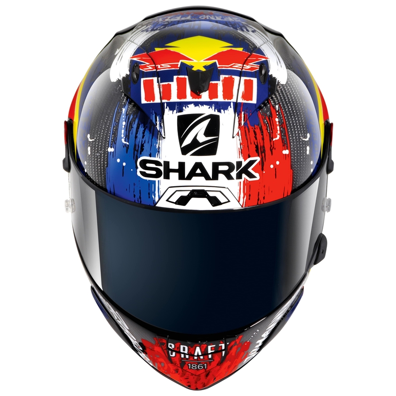 Cască de motocicletă integrală SHARK Race-R Pro GP 06 Replica Zarco Chakra