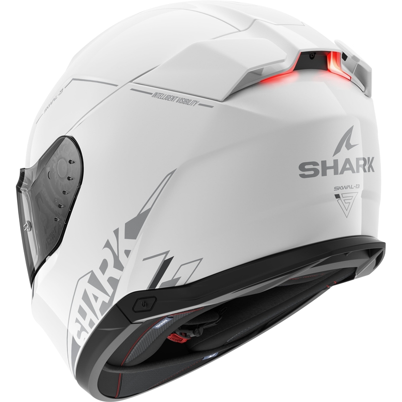 Cască integrală pentru motociclete SHARK Skwal i3 Blank SP alb lucios