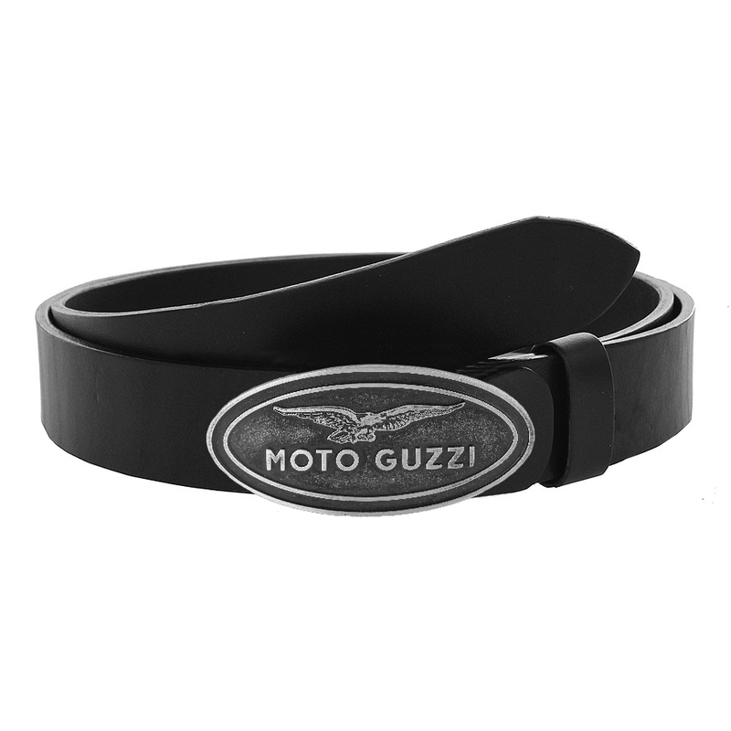 Curea moto din piele cu cataramă Moto Guzzi