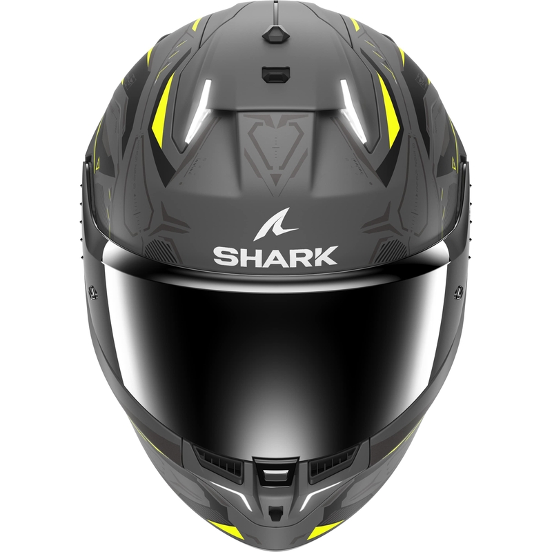Cască integrală pentru motociclete SHARK Skwal i3 Linik gri-galben mată