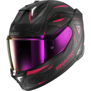 Cască integrală pentru motociclete SHARK Skwal i3 Linik negru-gri-roz