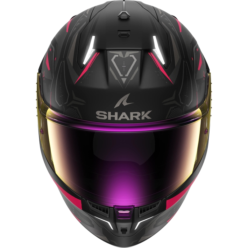 Cască integrală pentru motociclete SHARK Skwal i3 Linik negru-gri-roz