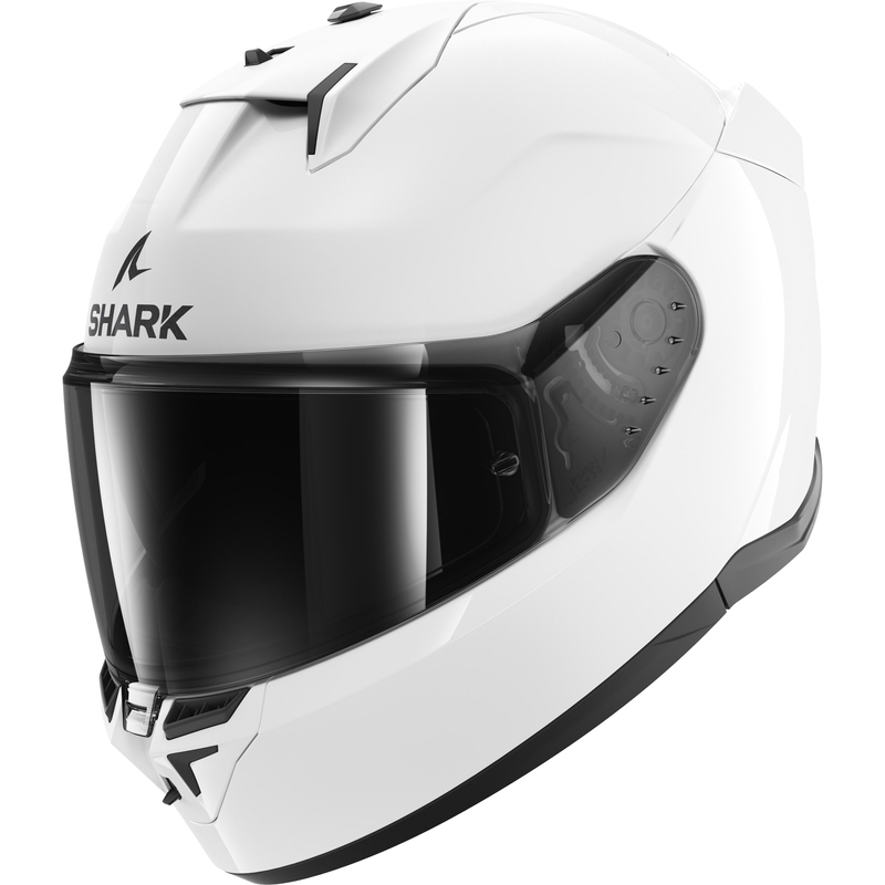 Cască de motocicletă integrală SHARK D-SKWAL 3 Blank alb lucios