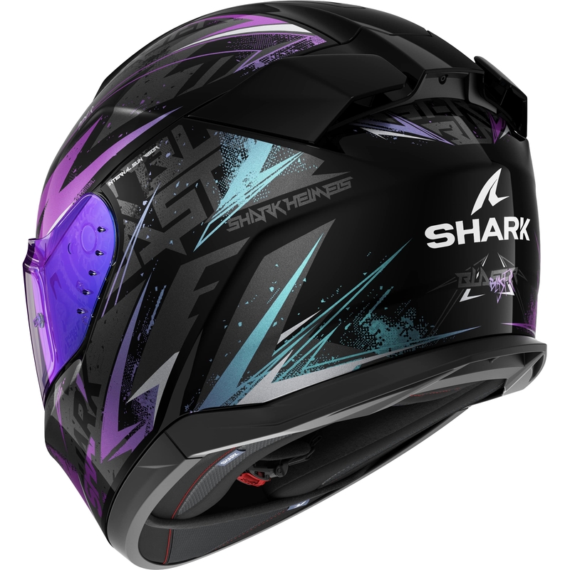 Cască integrală pentru motociclete SHARK D-SKWAL 3 Blast-R negru-gri-violet