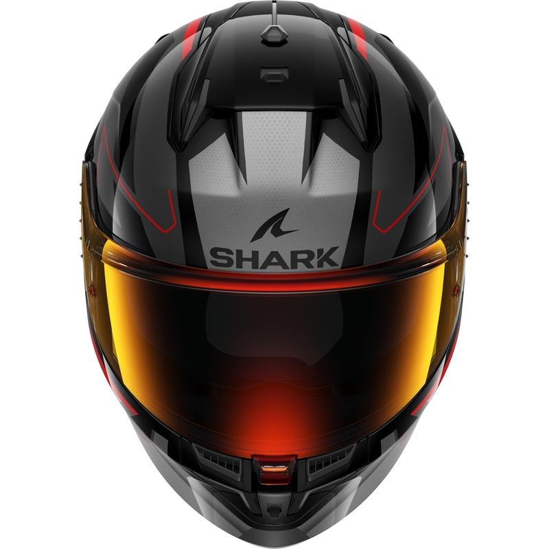 Cască integrală pentru motociclete SHARK D-SKWAL 3 Sizler negru-gri-roșu mat