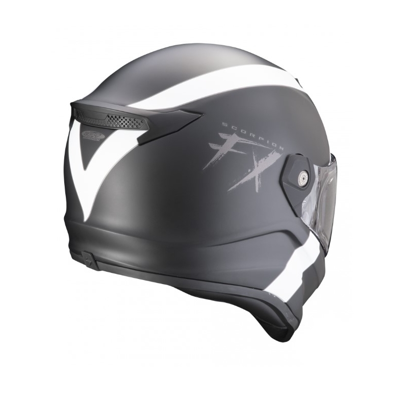 Přilba na motorku SCORPION COVERT FX GALLUS černo-bílá