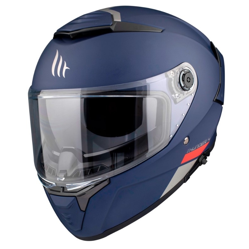 Casca moto integrala MT FF118SV Thunder 4 SV albastru mat lichidare
