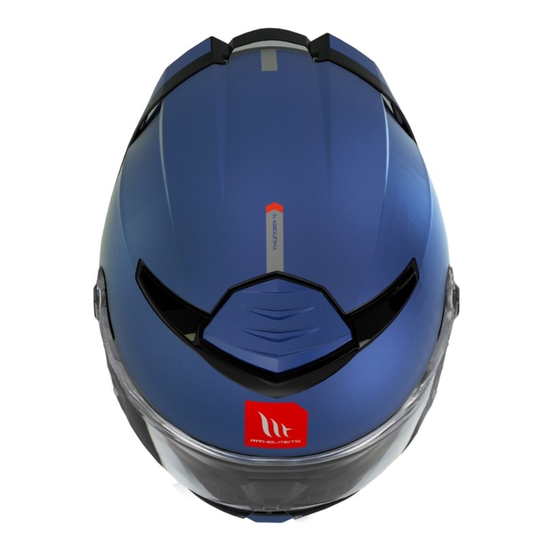 Casca moto integrala MT FF118SV Thunder 4 SV albastru mat lichidare