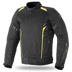 Geacă de motocicletă SEVENTY DEGREES SD-JT32 negru-galben-fluo
