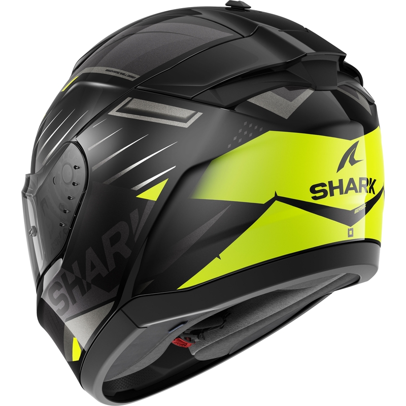 Cască integrală pentru motociclete SHARK RIDILL 2 BERSEK negru-gri-fluo-galben