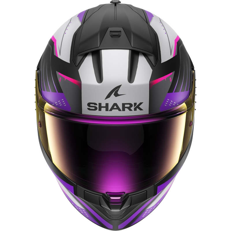 Cască de protecție integrală pentru motociclete SHARK RIDILL 2 BERSEK negru-gri-violet-roz