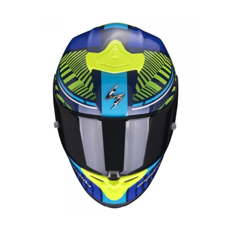 Integrální přilba Scorpion EXO-R1 EVO Air Victory modro-fluo žlutá