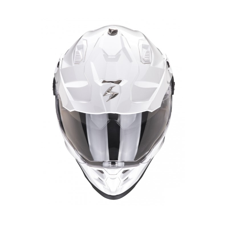 Cască de motocicletă SCORPION ADF-9000 AIR Solid pearl white