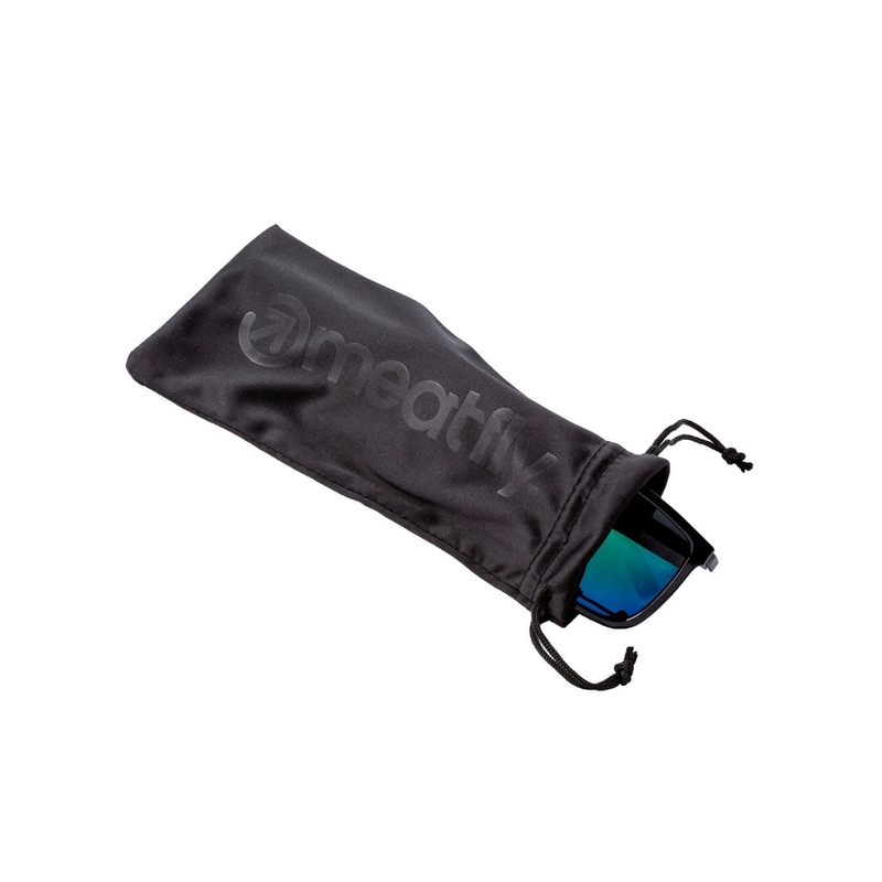 Ochelari de soare Meatfly Juno 2 negru și verde