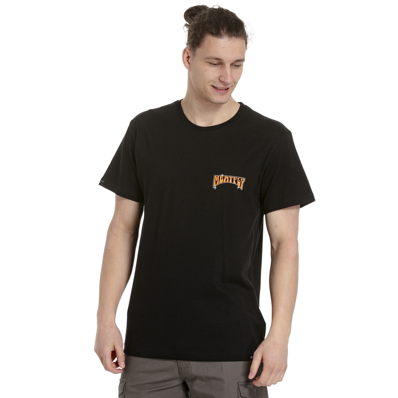 Tricou Meatfly Pistons Înapoi negru